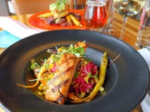 Entree Scene in a dish
